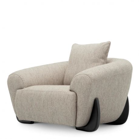 Fotolii - Fotoliu design LUX Siderno, Splendor light grey