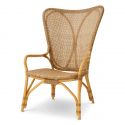 Fotoliu din ratan design LUX, Colony natur honey