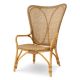 Fotoliu din ratan design LUX, Colony natur honey