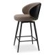 Scaune Bar - Scaun de bar design elegant LUX Camerota, Scalea grey