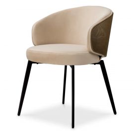Scaun design elegant LUX Camerota, Sabino beige