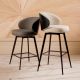 Scaune Bar - Scaun de bar design elegant LUX Camerota, Scalea grey