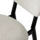 Scaune - Scaun design elegant LUX Allston, sentier cream/ negru