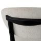 Scaune - Scaun design elegant LUX Allston, sentier cream/ negru