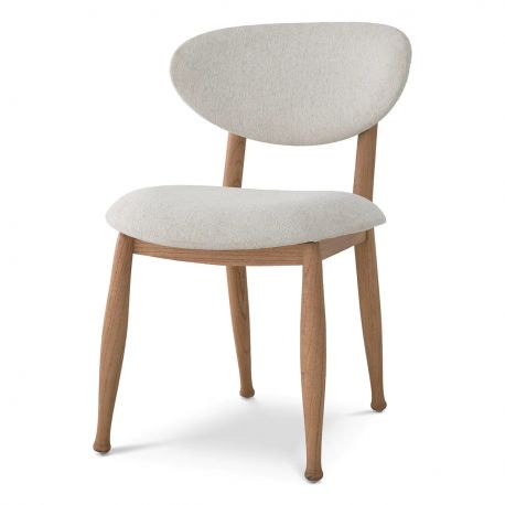 Scaune - Scaun design elegant LUX Allston, sentier cream/ natur