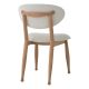 Scaune - Scaun design elegant LUX Allston, sentier cream/ natur