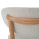 Scaune - Scaun design elegant LUX Allston, sentier cream/ natur