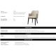 Scaune - Scaun design elegant LUX Lavinia, Renato ecru/ negru