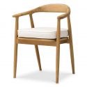 Scaun elegant design LUX Beale natur/ off-white