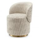 Scaun pivotant modern design LUX Chair Greer, Creststone beige 