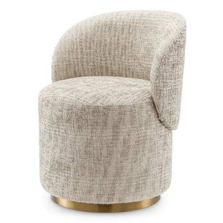 Scaune - Scaun pivotant modern design LUX Chair Greer, Creststone beige