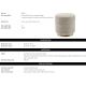 Banchete-Tabureti - Taburete modern design LUX Chair Greer, Creststone beige