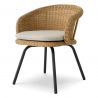 Scaun exterior/ interior design LUX, imitatie rattan, Nolan