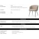 Scaune - Scaun elegant design LUX Aiden, Renato off-white
