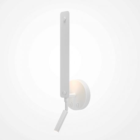 Aplice, corpuri de iluminat pentru pereti - Aplica LED cu lumina ambientala si spot directionabil Combo 10W alb