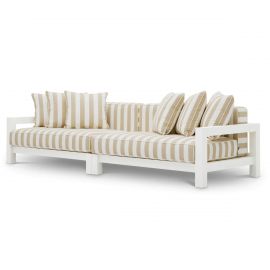 Canapele - Canapea de interior/ exterior design LUX Cap-Antibes, alb mat