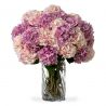Buchet artificial LUX din 72 de trandafiri albi, Roses