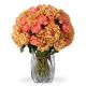Buchet artificial LUX din 72 de trandafiri Peach, Roses