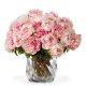Aranjamente florale LUX - Buchet artificial LUX din 48 de bujori roz, Peonies
