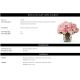 Aranjamente florale LUX - Buchet artificial LUX din 48 de bujori roz, Peonies