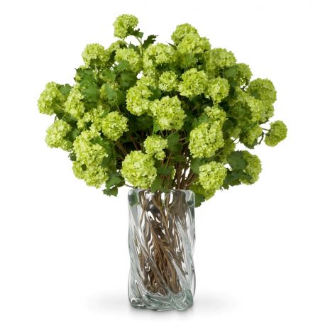 Aranjamente florale LUX - Buchet artificial LUX din 36 fire Hortensii verzi, Hydrangeas snowball