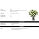 Aranjamente florale LUX - Buchet artificial LUX din 36 fire Hortensii albe, Hydrangeas snowball