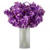 Buchet artificial LUX din 24 fire orhidee violet, Vanda Orchids