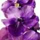 Aranjamente florale LUX - Buchet artificial LUX din 24 fire orhidee violet, Vanda Orchids