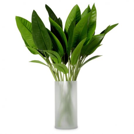 Aranjamente florale LUX - Buchet artificial LUX din 36 fire frunze Strelitzia