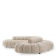 Canapele - Canapea asimetrica modern LUX Alison, Creststone beige