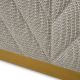 Mese Bar - Bar LUX, Sticla Neagra, Tesatura Forrester off-white, Matthew