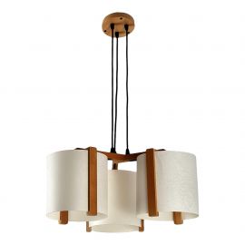 Pendule, Lustre suspendate - Lustra fabricata manual din lemn SCALA 3L