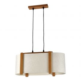 Pendule, Lustre suspendate - Lustra fabricata manual din lemn SCALA 2L