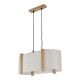 Pendule, Lustre suspendate - Lustra fabricata manual din lemn SCALA 2L