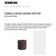 Ghivece - Ghiveci plante design decorativ modern exterior / interior GATSBY 50x50cm