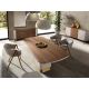 Mese dining - Masa deosebita design LUX Walnut-Bej 200x95cm