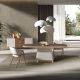 Mese dining - Masa deosebita design LUX Walnut-Bej 200x95cm