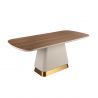 Masa deosebita design LUX Walnut-Bej 200x95cm