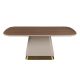 Mese dining - Masa deosebita design LUX Walnut-Bej 200x95cm