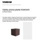 Ghivece - Ghiveci plante design decorativ modern exterior / interior GATSBY PRISMA 40x40x40cm