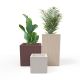 Ghiveci plante design decorativ modern exterior / interior GATSBY PRISMA 40x40x80cm