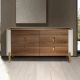 Comode - Comoda deosebita design LUX Walnut-Bej