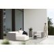 Ghivece - Ghiveci plante design decorativ modern exterior / interior GATSBY PRISMA 50x50x90cm