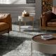 Masute Living - Masuta auxiliara design LUX Walnut-Bej