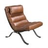 Fotoliu design LUX Dark Brown Leather