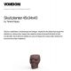 Ghivece - Ghiveci plante design decorativ modern exterior/interior SKULL 45x34x43cm