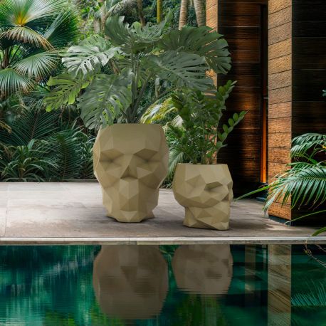 Ghivece - Ghiveci plante design decorativ modern exterior/interior SKULL 107x82x100cm