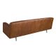 Canapele - Canapea design LUX 3 locuri Dark Brown Leather