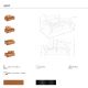 Canapele - Canapea design LUX 2 locuri Brown Leather