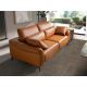 Canapele - Canapea design LUX 2 locuri Brown Leather